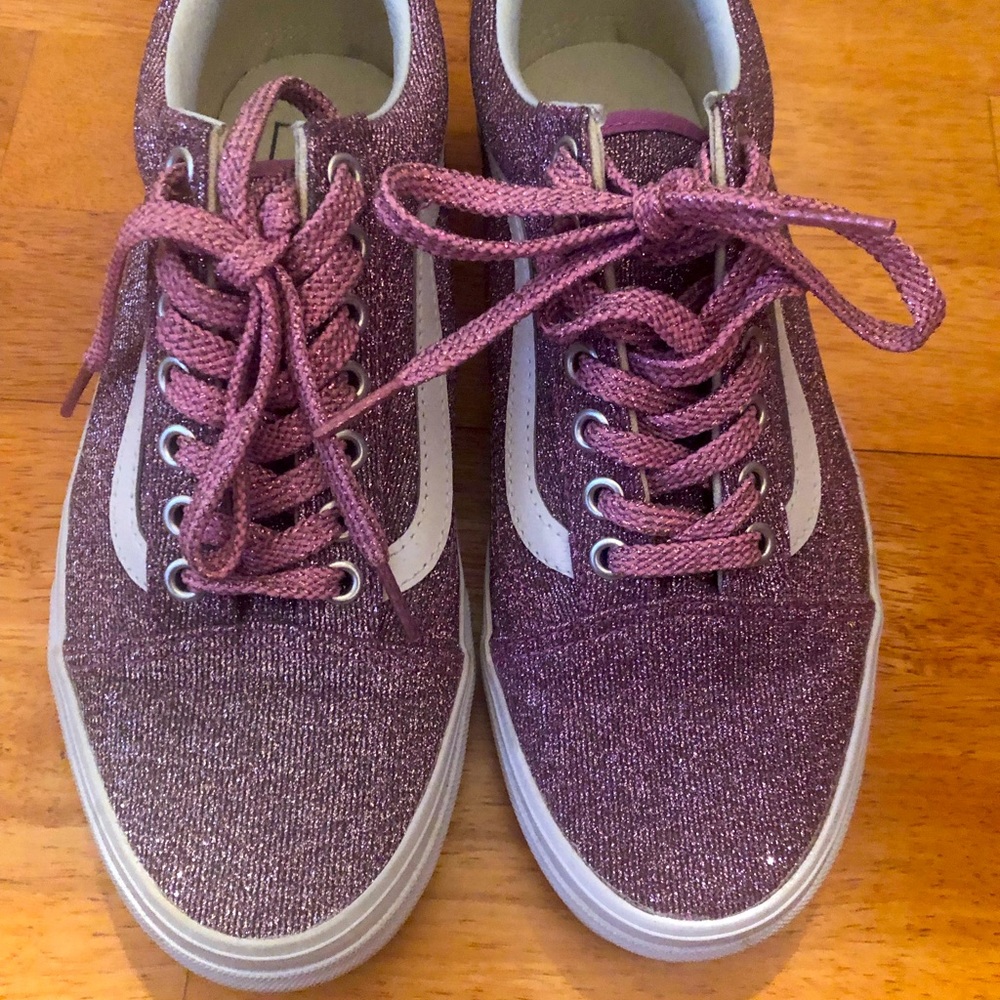 Pink Sparkly Vans